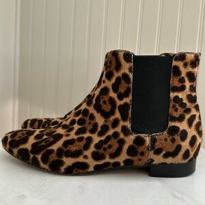 J. Crew Chelsea Collection Calf Hair Boots